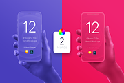 Unicolor & B/W Hands BUNDLE iPhone, an iPhone Mockup by Pierre Borodin (Thumbnail 2 of 10)