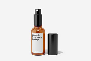 Cosmetic Spray Bottle Mockup Vo.1