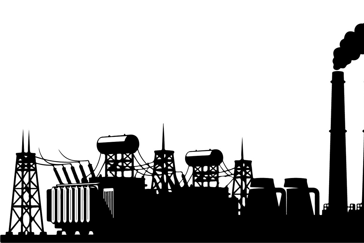 Industrial Factory Silhouette Bundle, an Illustration by Designs_River (Photo 12 of 45)