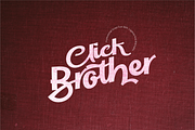 Click Brother Script, a Script Font by Grontype (Thumbnail 1 of 10)