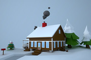Low Poly House, an Architecture 3D Model by Midgardians (Thumbnail 2 of 14)