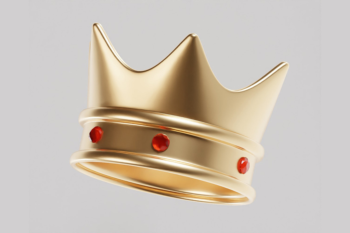 Crown 3d model, an Object 3D Model by fahad121 (Photo 3 of 7)