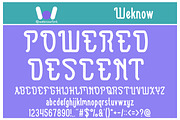 Guitar Electric font, a Font by weknow (Thumbnail 2 of 5)