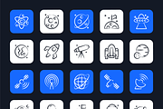 Space Doodle Icons, a Duotone Icon by Brickclay (Thumbnail 6 of 6)