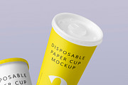Disposable Paper Cup Mockup, a Product Mockup by MockupCraft (Thumbnail 4 of 4)
