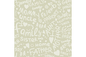 Family. Seamless Pattern For Your