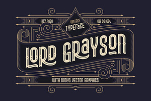 Lord Grayson Font And Template