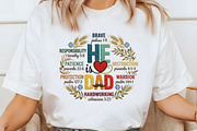 He is Dad PNG, Christian Fathers Day, an Illustration by Designking (Thumbnail 4 of 6)