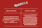 Marbella, a Handwritten Font by deadlock studio (Thumbnail 5 of 8)
