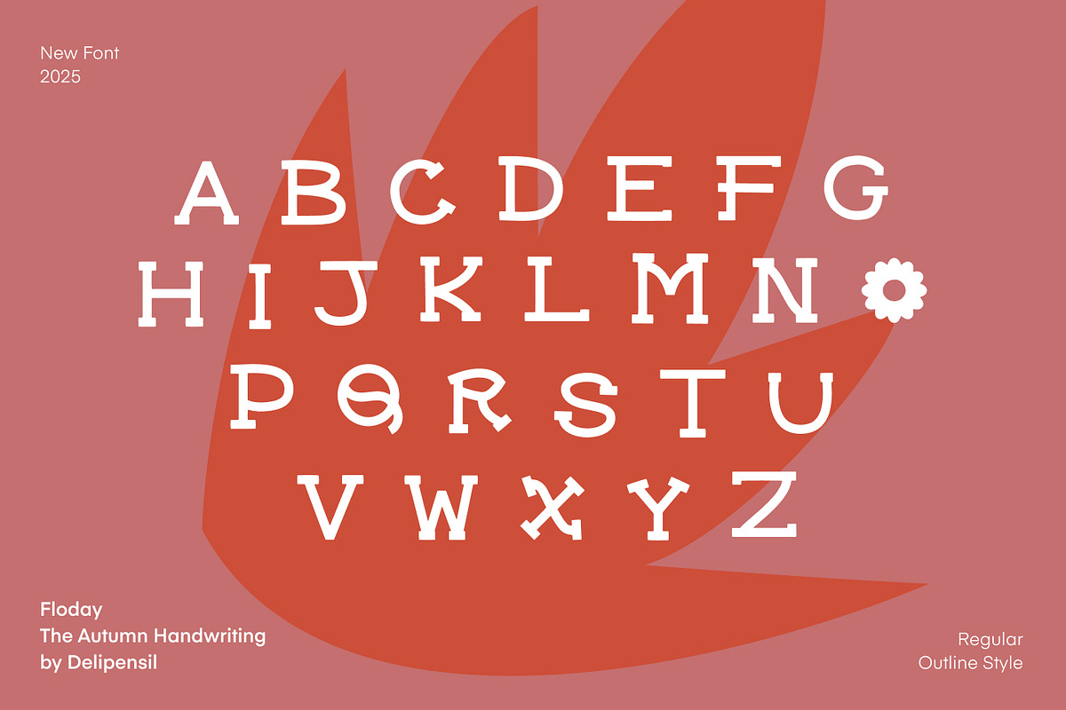 Floday - Autumn Season Font, a Handwritten Font by delipensil (Photo 4 of 7)