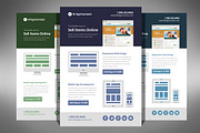 Flat Design Minimalist Flyers, a Flyer Template by Creativenauts (Thumbnail 1 of 4)