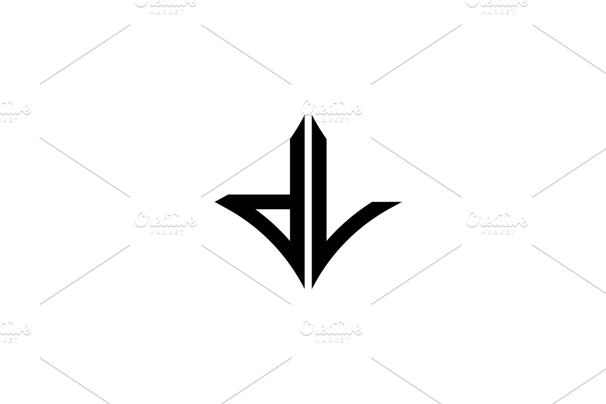 DV letter logo design., a Branding & Logo Template by xcoolee (Photo 5 of 8)
