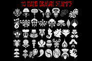 Art Nouveau-Flourish Procreate Stamp, a Brush Add-On by Luna Y Mar (Thumbnail 2 of 5)