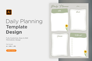 Daily Planner Sheet Design -03