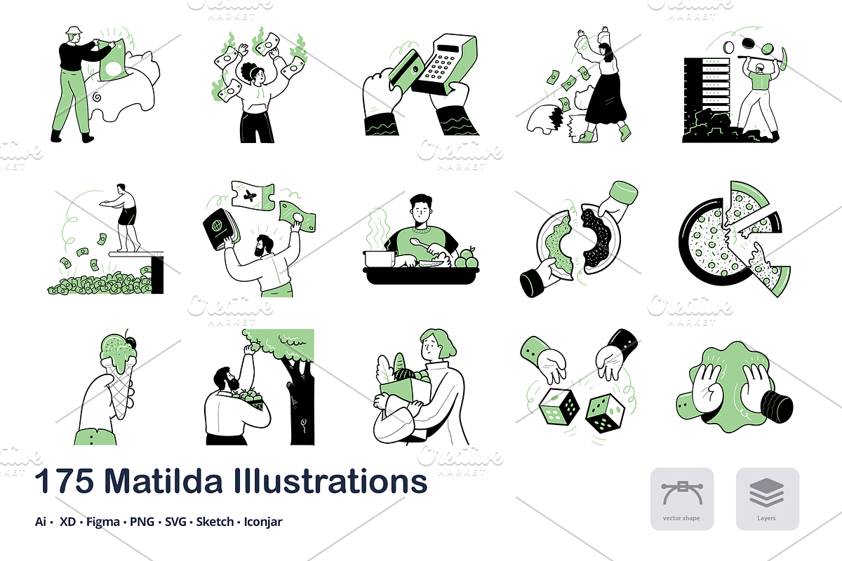 Matilda - 175 Illustrations, an Animal Illustration by Vectopus.com (Photo 9 of 12)