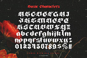 Big Fat Gothic Blackletter Typeface, a Blackletter Font by alit design (Thumbnail 3 of 11)