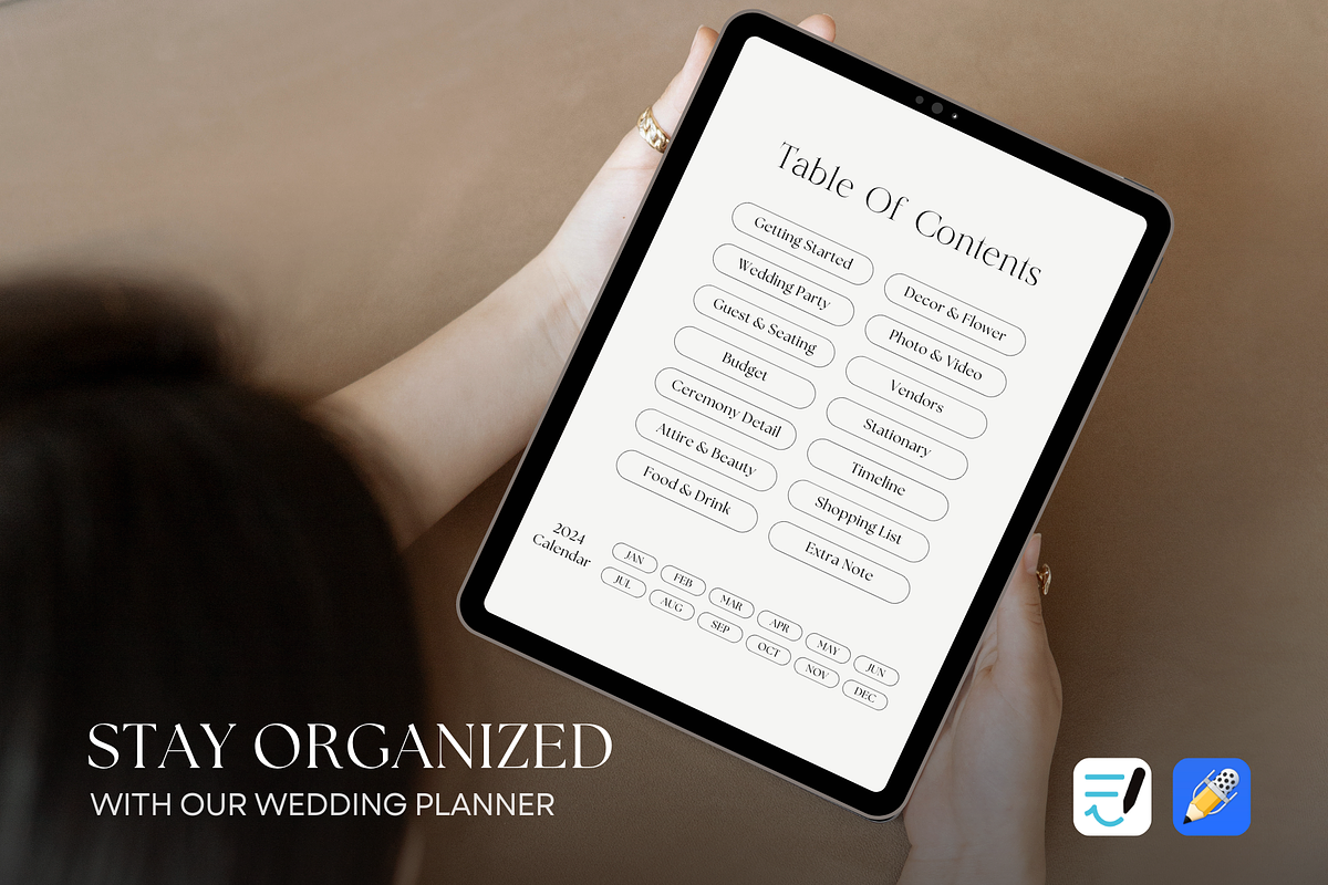 Digital Wedding Planner Bundle, a Magazine Template by ShopRShop (Photo 8 of 9)