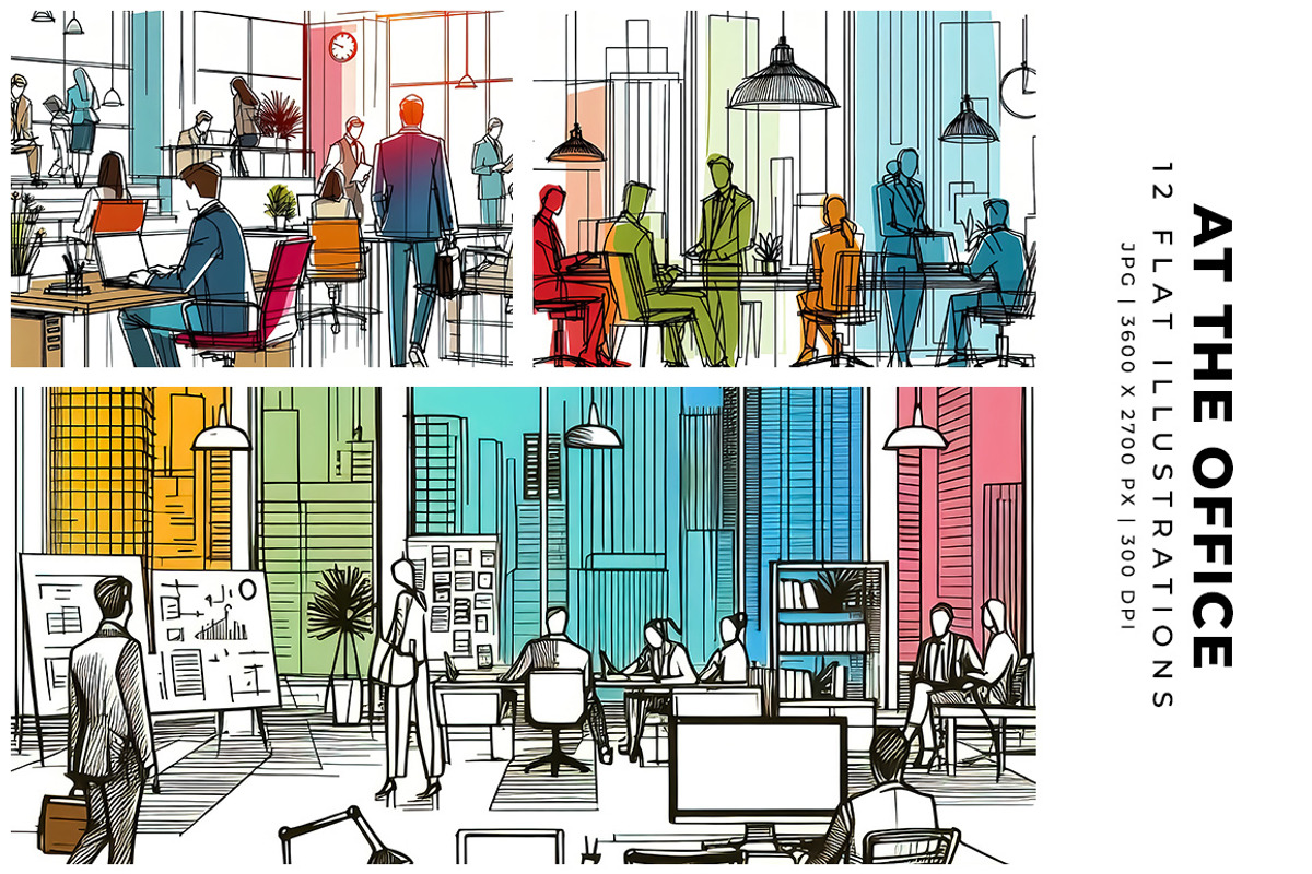 At The Office, a Person Illustration by Digital Art Creations (Photo 4 of 7)