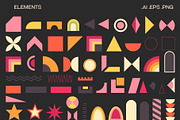 Big retro geometric collection, an Object Illustration by Sofico (Thumbnail 16 of 31)