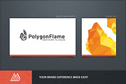 Polygon Flame Logo Template, a Branding & Logo Template by Mantas Bac (Thumbnail 4 of 4)