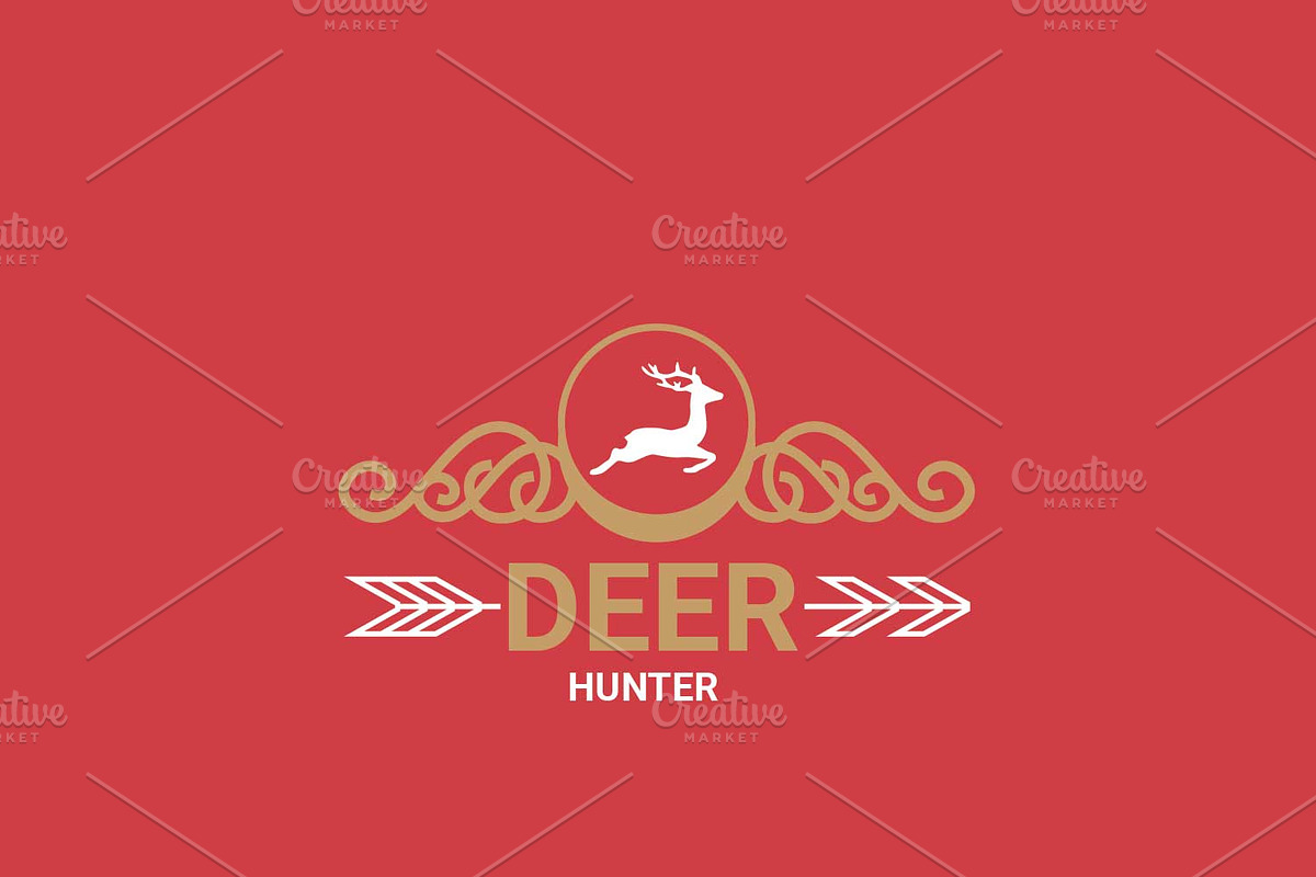 DEER HUNTER Logo, a Branding & Logo Template by Design_Creator (Photo 3 of 5)
