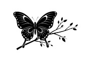 Butterfly Branch SVG Bundle, an Illustration by Creativeshirt (Thumbnail 28 of 31)