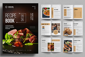 Food Magazine Book Layout, a Magazine Template by ContestDesign