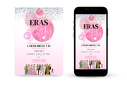 Taylor Swift Birthday Invitation, an Invitation Template by Earth5168 (Thumbnail 1 of 10)