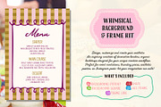 300+ Whimsical Background and Frames, an Object Graphic by Jiwstudio (Thumbnail 2 of 20)