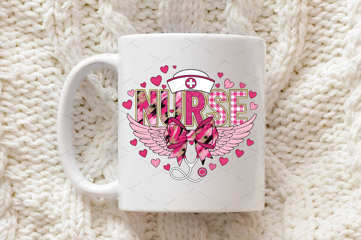 Valentine coquette Nurse Png, an Illustration by Libby Wishes (Photo 8 of 8)