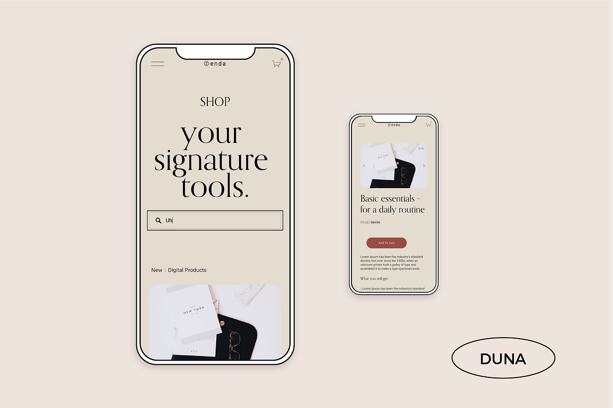 Squarespace 7.1 Template: Zenda ⓪, a Squarespace Template by dunagency (Photo 10 of 11)
