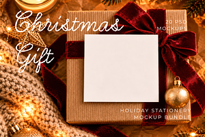 Christmas Stationery Mockup Bundle
