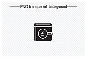Pound Bank, Coin Money Icons Set, a Finance Illustration by Designfour (Thumbnail 5 of 7)