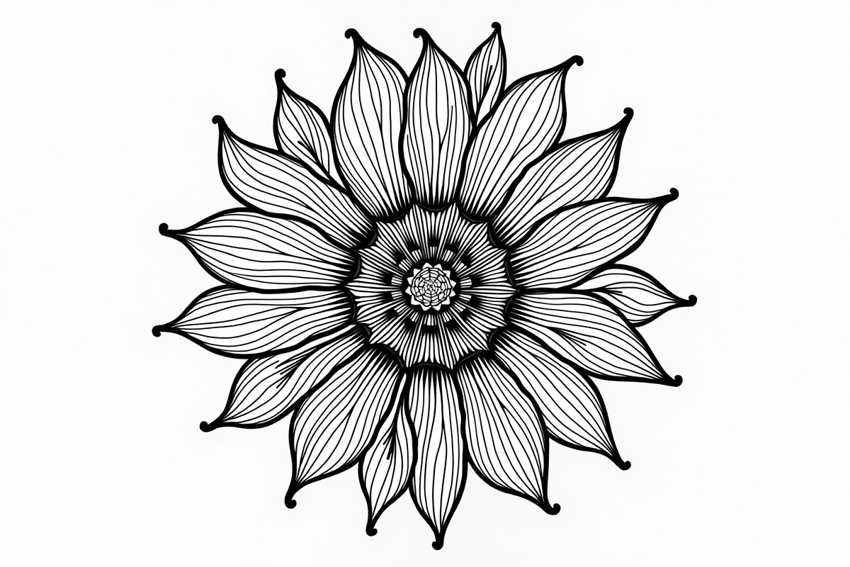 Intricate Mandala Coloring Set, an Illustration by hafijul (Photo 5 of 11)