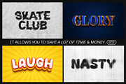 12 Text Effect Templates, a Layer Style Add-On by iDoodle Studio (Thumbnail 5 of 6)