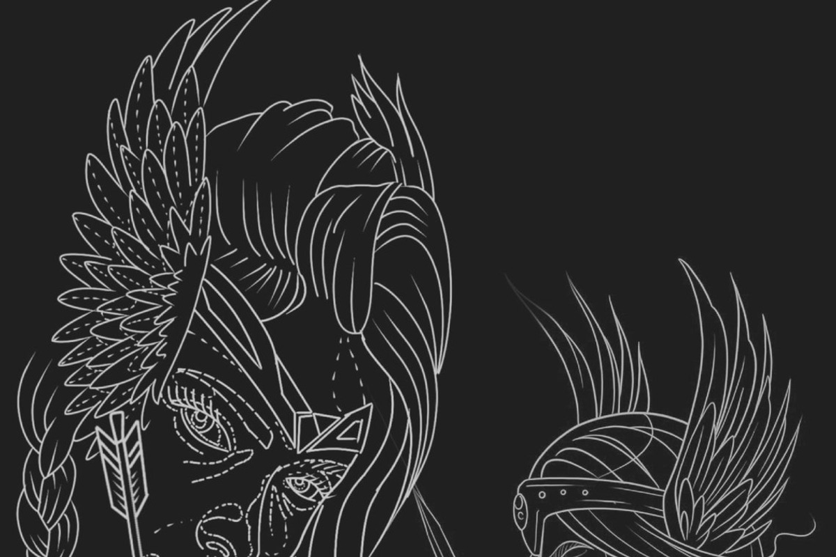 Badass girls Procreate stamps, a Brush Add-On by ProcreateInk (Photo 5 of 10)