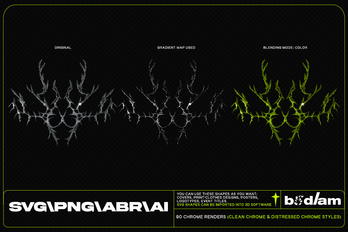 Bedlam - Vector Shapes, Brushes, PNG, a Graphic by saintricchi (Photo 4 of 8)