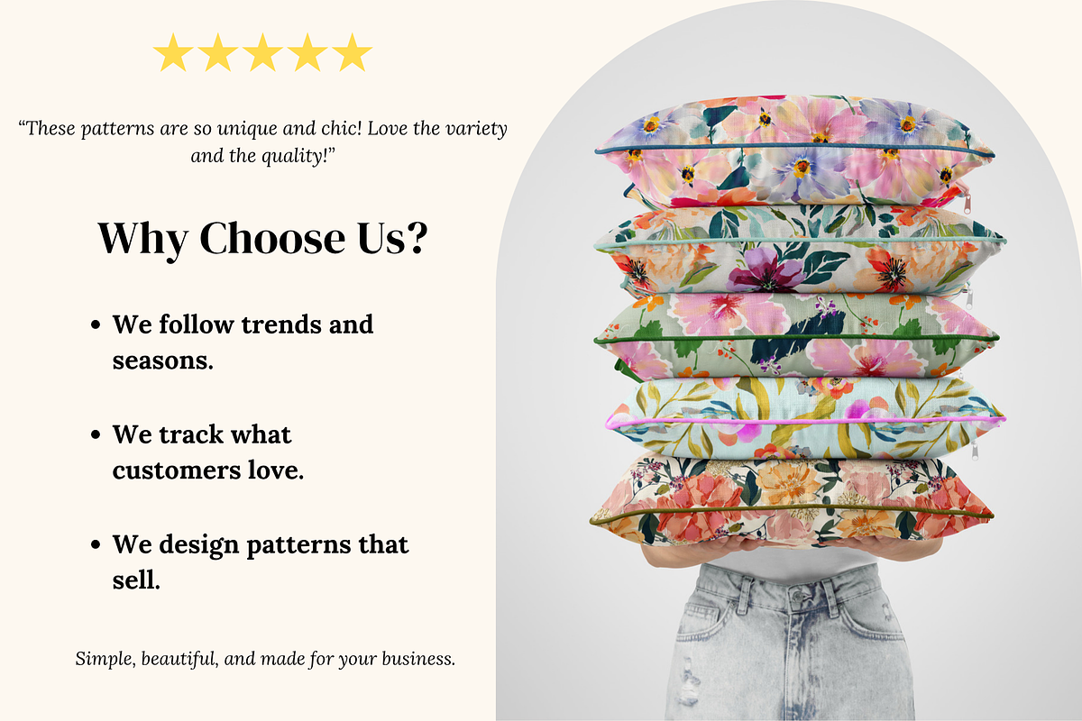 Maximalist Floral Seamless Patterns, a Pattern Graphic by Ninterints (Photo 3 of 10)