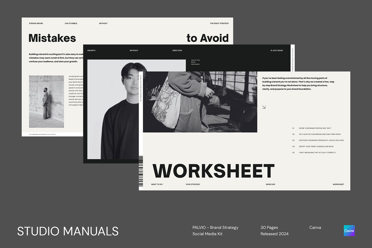 PALVIO - Brand Strategy Social Media, a Social Media Template by Studio Manuals (Photo 6 of 8)