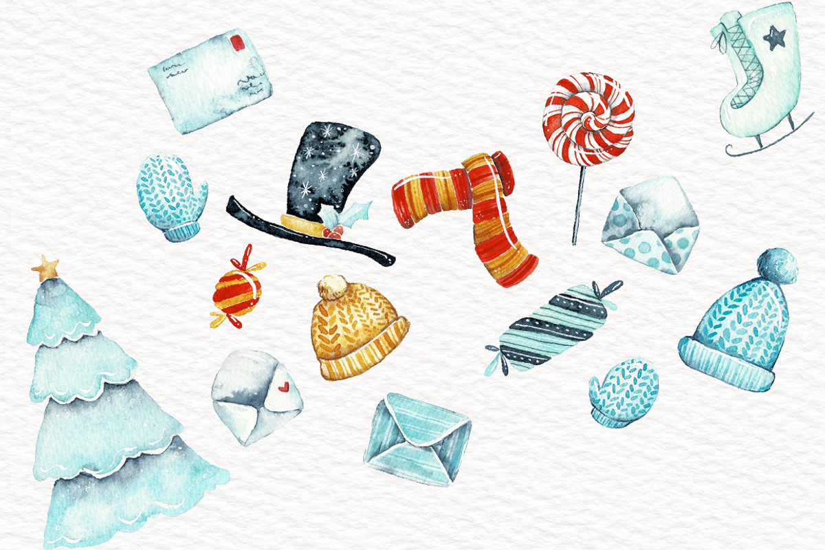 Watercolor little Christmas, an Illustration by talloshau's illustrations (Photo 4 of 6)