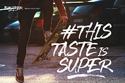 Blashter - Brush Font, a Font by agnyhasyastudio (Thumbnail 4 of 12)