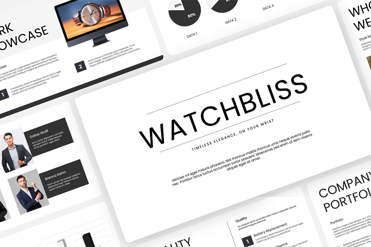 Minimalis Watch Keynote Presentation, a Presentation Template by Kren Studio (Photo 4 of 9)