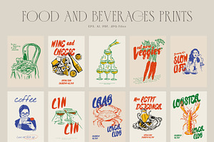 Food Print Poster Collection P.2