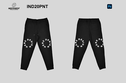 Independent IND20PNT Pants Mockup, a Bottom Mockup by Infinity Mockups