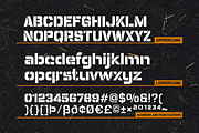 Champions Stencil, a Font by Arterfak Project (Thumbnail 12 of 14)