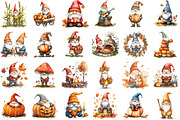 Cute Fall Gnomes Clipart - Gnome Png, an Illustration by Sublimation Artist (Thumbnail 2 of 6)