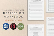 Template: Depression Workbook, a Stationery Template by Nautical Notebooks (Thumbnail 1 of 5)