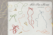 Fall Press & Thread - Collage Kit, an Object Graphic by Watercolor_Ma (Thumbnail 2 of 10)