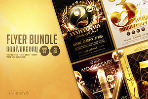 Anniversary Flyer Bundle