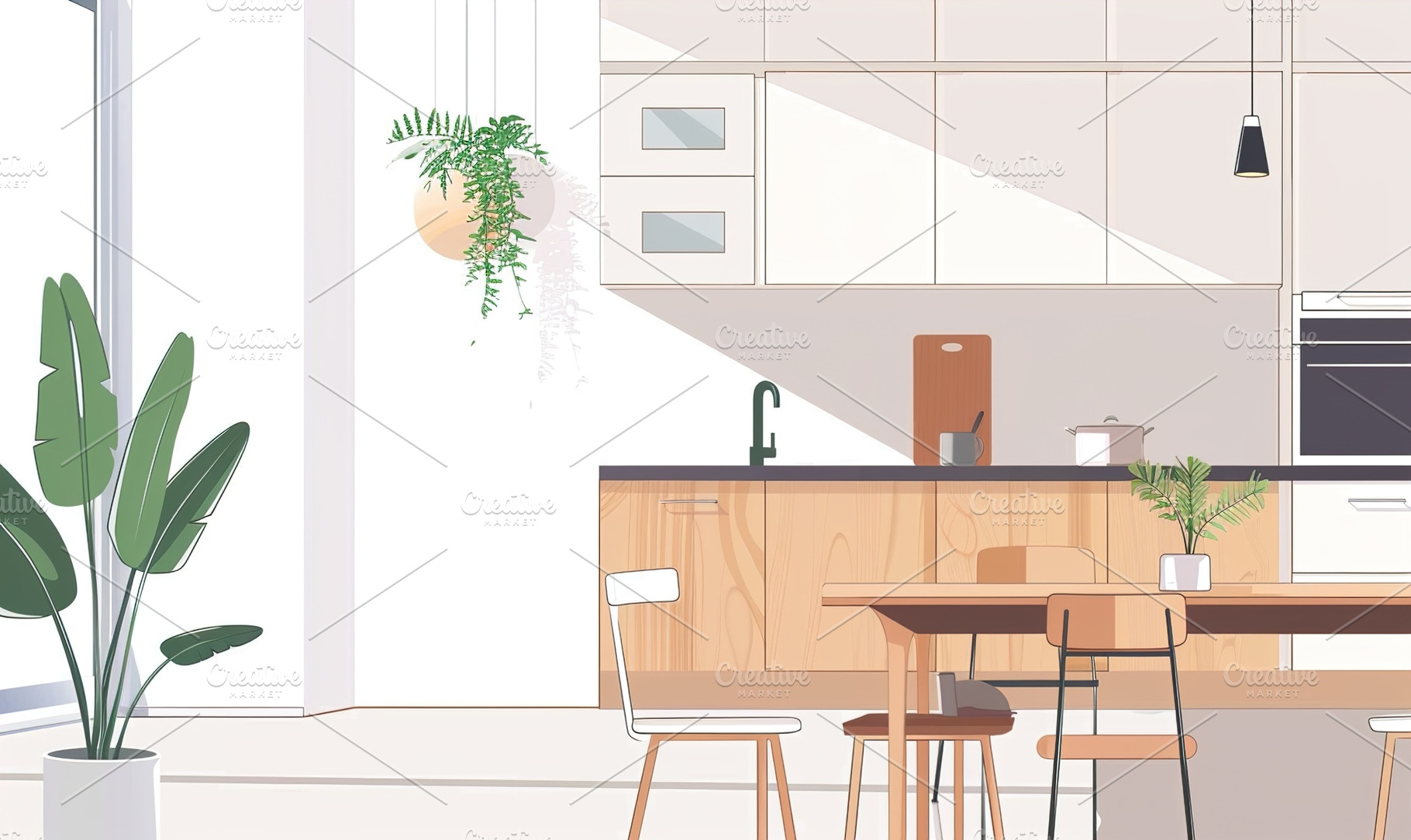 House elegant interior decoration, a Background Photo by Maylianaw28